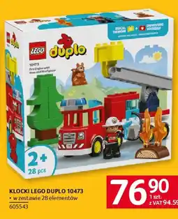 Selgros Klocki lego duplo 10473 Fire Engine with Hose and Firefighter oferta