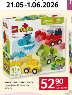 Selgros Klocki lego duplo 10474 My First Creative Vehicles oferta