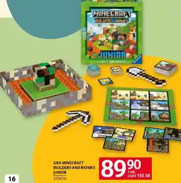 Selgros Gra minecraft builders and biomes junior oferta