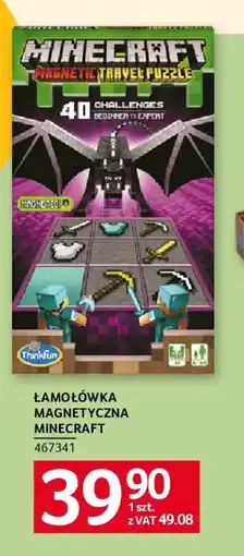 Selgros Minecraft Magnetyczna Łamigłówka Podróżna oferta