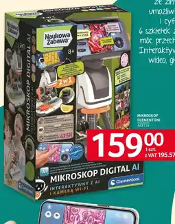 Selgros Clementoni mikroskop digital AI interaktywny Z AI I kamerą Wi-Fi oferta