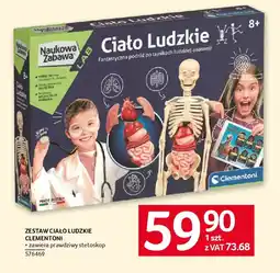 Selgros Clementoni zestaw ciało ludzkie oferta