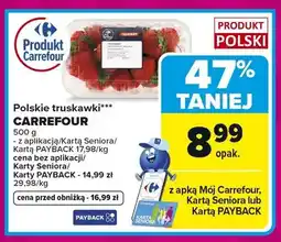 Carrefour Polskie truskawki Carrefour oferta