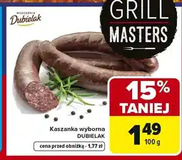 Carrefour Kaszanka wyborna Dubielak oferta