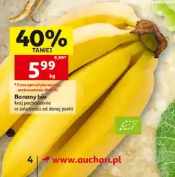 Auchan Banany bio oferta