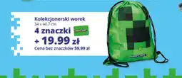 Auchan Worek kolekcjonerski Minecraft 34x40,7cm oferta