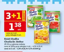 Auchan Kisiel Słodka Chwila jabłko Dr. Oetker oferta