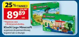 Auchan Klocki Lego Minecraft wyprawa do pancernikowej kopalni oferta