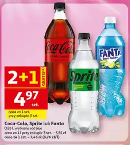 Auchan Napój gazowany Coca-Cola Zero Cukru oferta