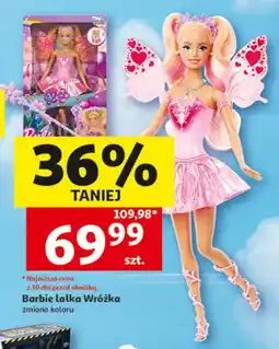 Auchan Lalka Barbie Wróżka zmiana koloru oferta