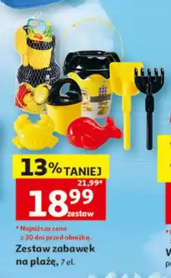Auchan Zestaw zabawek na plażę 7 el oferta