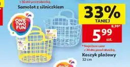 Auchan Koszyk plażowy ONE TWO FUN 32cm oferta
