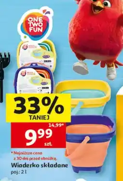 Auchan Wiaderko składane ONE TWO FUN oferta