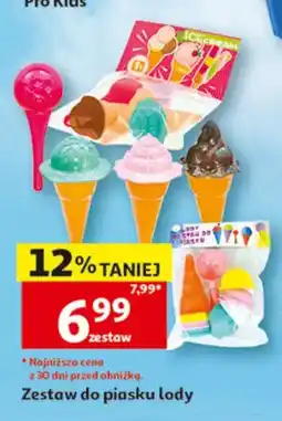 Auchan Zestaw do piasku lody oferta
