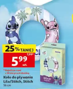 Auchan Koło do pływania Lilo/Stitch 56cm oferta