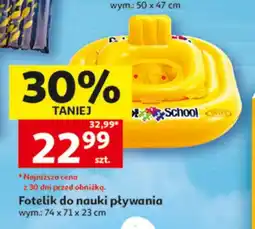 Auchan Fotelik do nauki pływania 74x71x23cm oferta