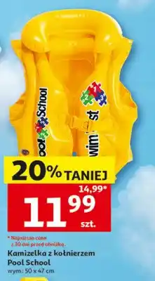 Auchan Kamizelka z kołnierzem Pool School 50x47cm oferta