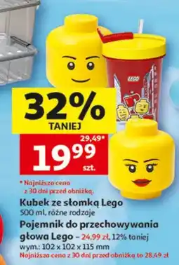 Auchan Kubek ze słomką Lego oferta