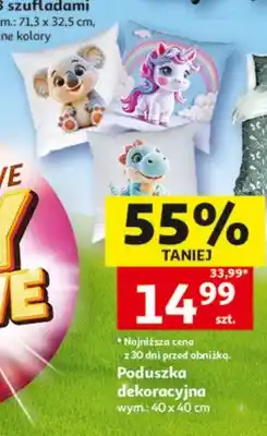 Auchan Poduszka dekoracyjna wym.: 40x40cm oferta