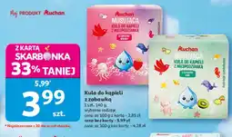 Auchan Kula do kąpieli z zabawką Auchan o zapachu maliny oferta
