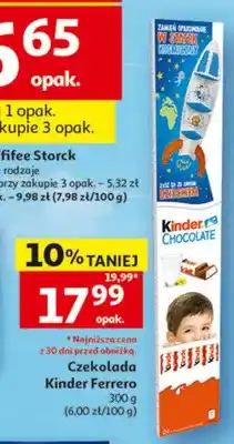 Auchan Czekolada Kinder Ferrero oferta