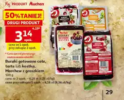 Auchan Buraki gotowane tarte Auchan oferta
