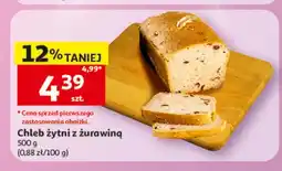 Auchan Chleb żytni z żurawiną oferta