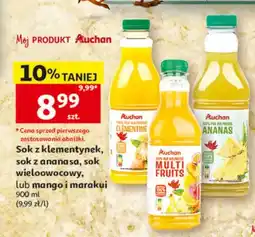 Auchan Sok z klementynek Auchan oferta