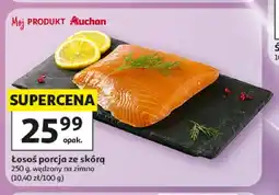 Auchan Łosoś porcja ze skórą oferta