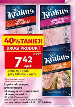 Auchan Szynka od szwagra Krakus oferta