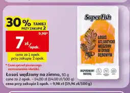 Auchan Łosoś wędzony na zimno SuperFish oferta