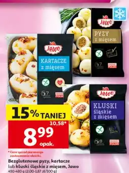 Auchan Bezglutenowe pyzy z mięsem Jawo oferta