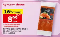 Auchan Szynka prosciutto crudo oferta