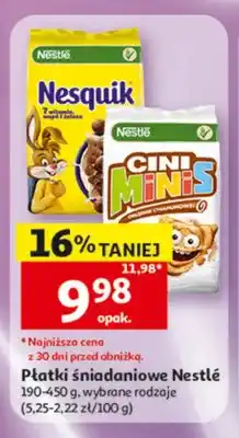 Auchan Płatki śniadaniowe Nestlé Nesquik oferta