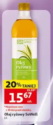 Auchan Olej ryżowy SoWell oferta