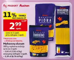Auchan Makarony durum Auchan oferta
