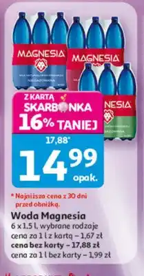 Auchan Woda Magnesia 6-pak oferta