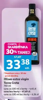Auchan Oliwa extra virgin Terra Creta oferta