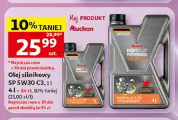 Auchan Olej silnikowy SP 5W30 C3 Auchan oferta