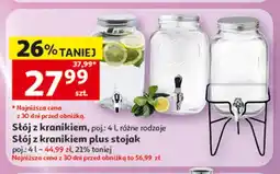 Auchan Słój z kranikiem oferta