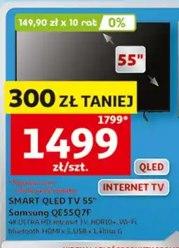 Auchan SMART QLED TV 55 Samsung QE55Q7F oferta