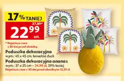 Auchan Poduszka dekoracyjna ananas 37x25cm oferta