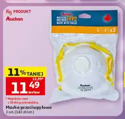 Auchan Maska przeciwpyłowa Auchan 3-pak oferta