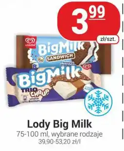 Delikatesy Sezam Algida Lody Big Milk oferta