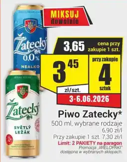 Delikatesy Sezam Zatecky Piwo oferta