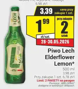 Delikatesy Sezam Lech Piwo Elderflower Lemon oferta
