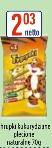 AT Tygryski Chrupki kukurydziane plecione naturalne oferta