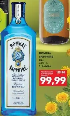 Kaufland Bombay Sapphire Gin 40% alk. 1 l butelka oferta