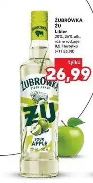 Kaufland ŻUBRÓWKA ŻU Likier 20%, 26% alk., różne rodzaje 0,5 l butelka oferta