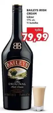Kaufland BAILEYS IRISH CREAM Likier 17% alk. 1 l butelka oferta
